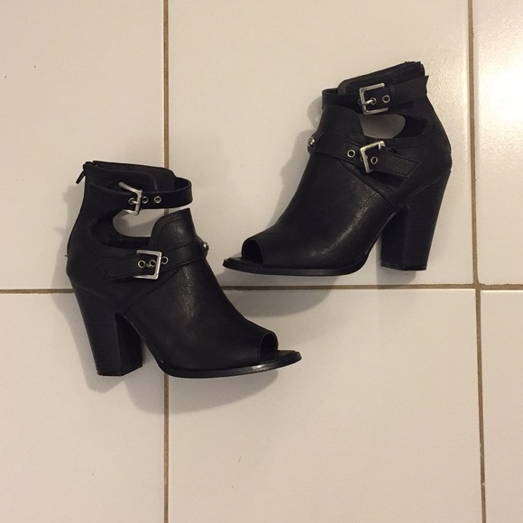 G by Guess Shoes - *BOGO 50%*G by Guess black leather block heels
